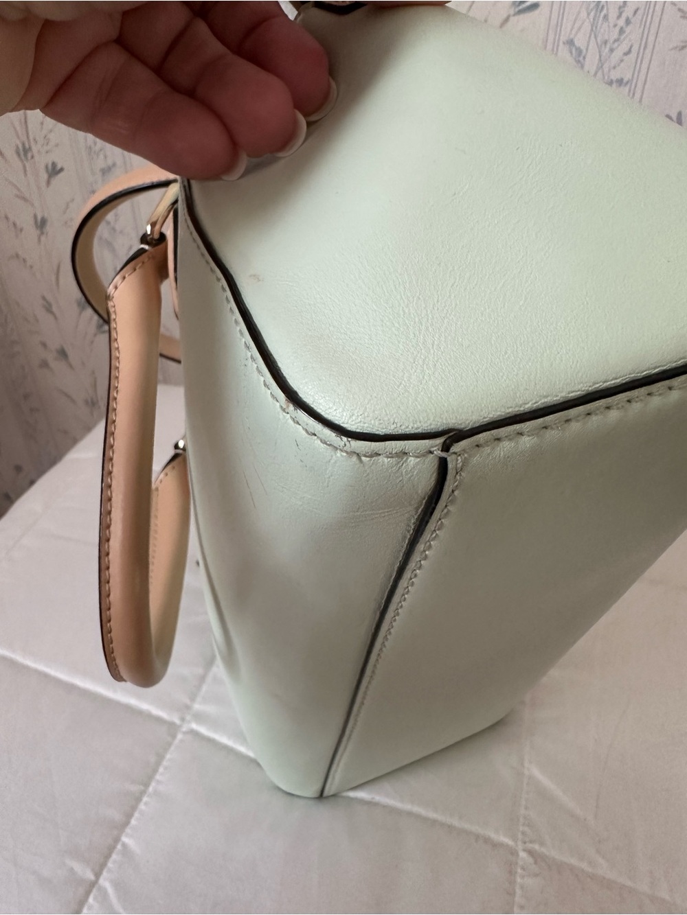 Kate Spade Mint Green Leather Satchel - Picture 12 of 16